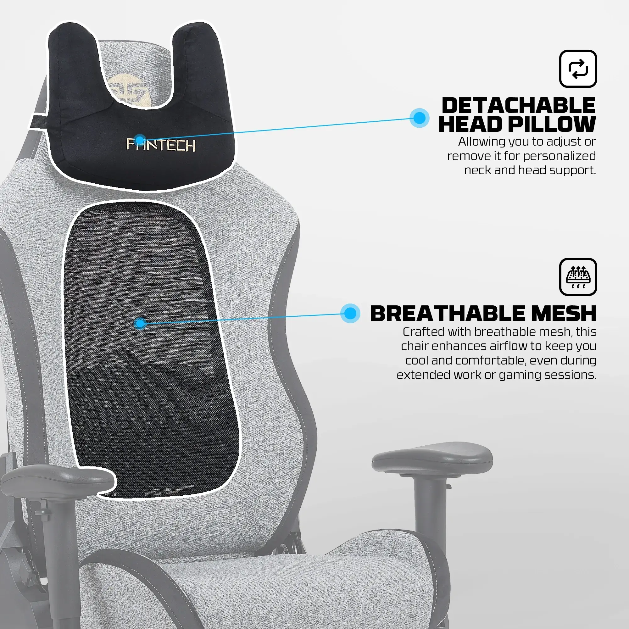 FANTECH GC195 GAMING CHAIR FANTECH GC195 GAMING CHAIR